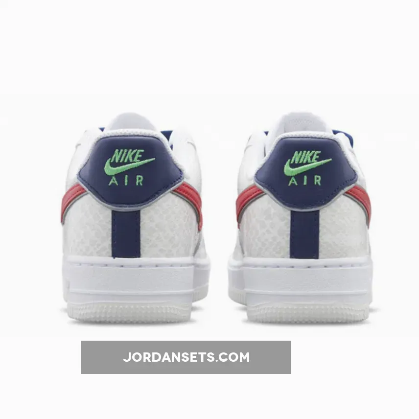 Nike Air Force 1 '07 LX 'Just Do It' With Snakeskin And 3M Reflective DV1493-161 For Sale