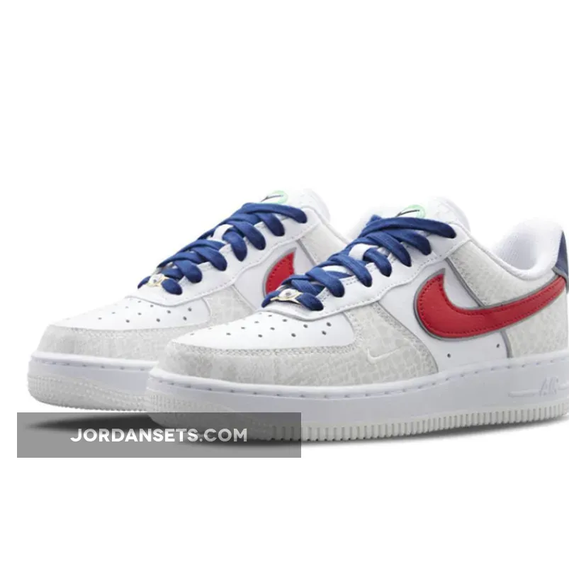 Nike Air Force 1 '07 LX 'Just Do It' With Snakeskin And 3M Reflective DV1493-161 For Sale