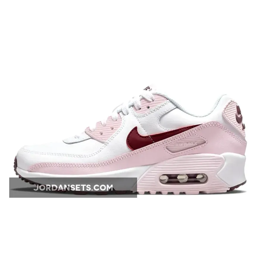 Nike Air Max 90 GS White Pink Foam For Womens CD6864-114 Online