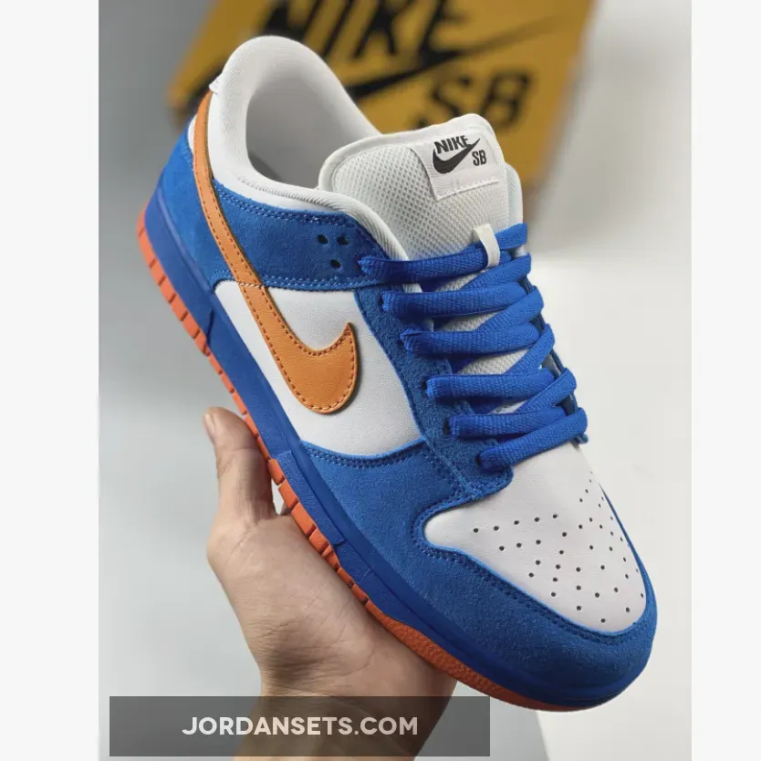 Nike SB Dunk Low Pro EMB White/Orange Blaze 311689-181 #nike dunks 2006