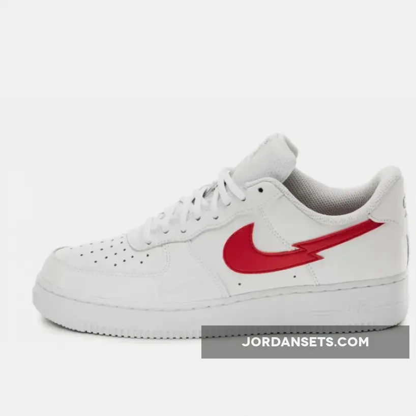 Nike Air Force 1 Low 'Euro Tour' White/University Red-Midnight Navy #air force 1 lv8 red