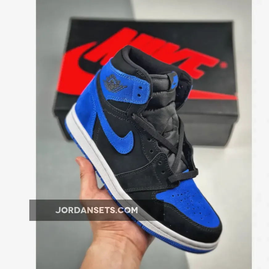 Air Jordan 1 High OG 'Royal Reimagined' Black/Royal Blue-White | 1 royal blue