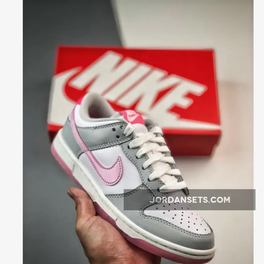 520 Pink Dunks Nike Dunk Low 520 Pack Grey Pink FN3451-161