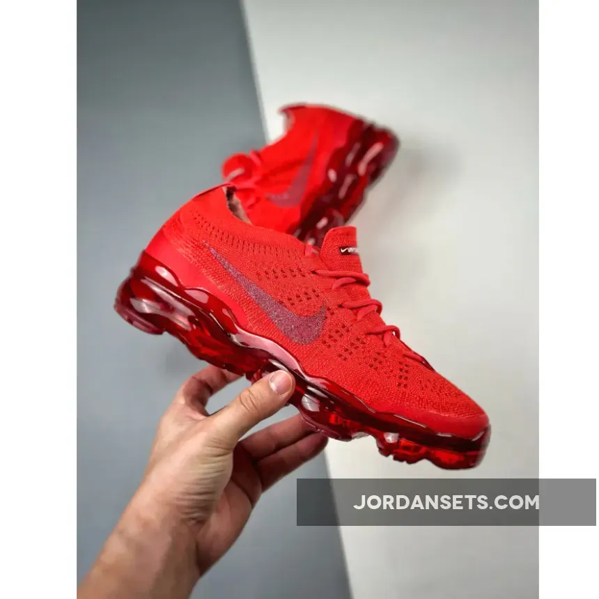Nike Air VaporMax 2023 Flyknit Track Red/Mystic Red #Vapormax 2023 Releases DV1678-600