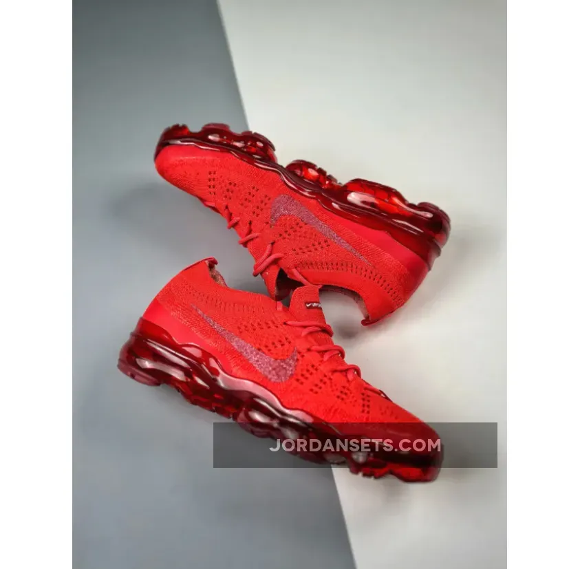 Nike Air VaporMax 2023 Flyknit Track Red/Mystic Red #Vapormax 2023 Releases DV1678-600