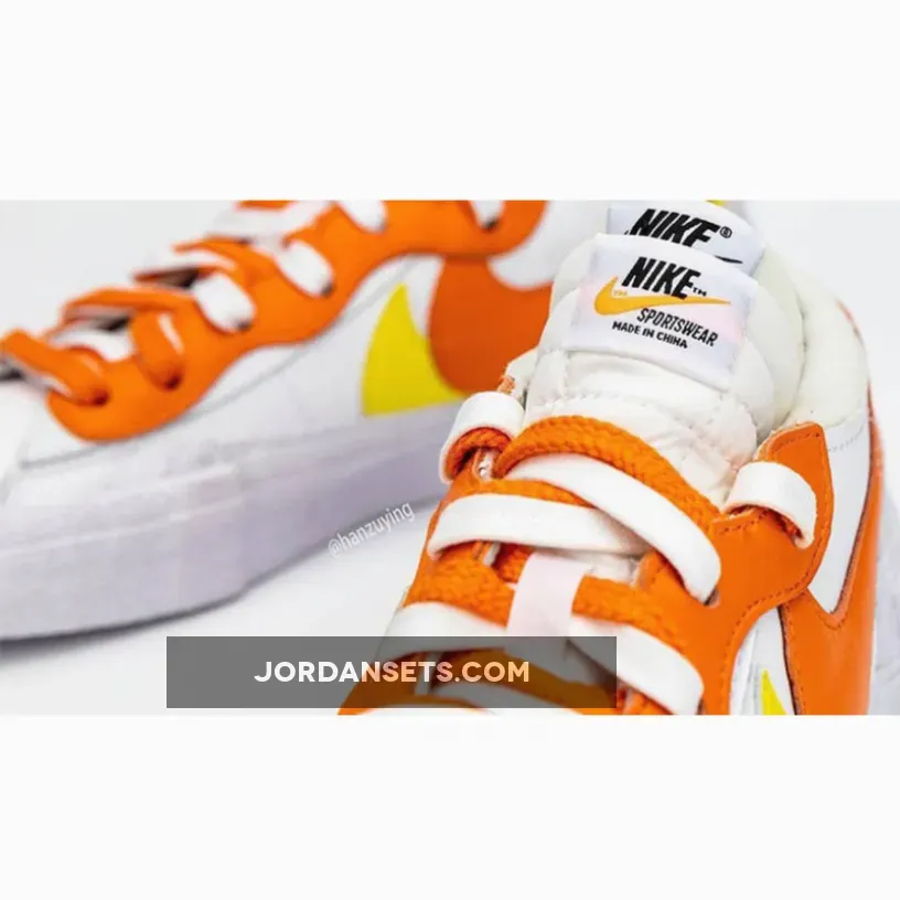 Sacai x Nike Blazer Low 'Magma Orange' DD1877-100 #nike blazer low orange
