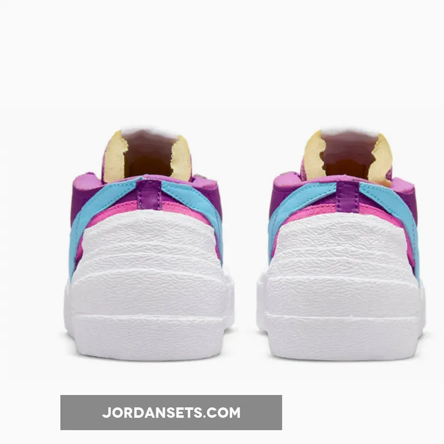 KAWS x sacai x Nike Blazer Low Purple Multi DM7901-500 nike blazer low x kaws