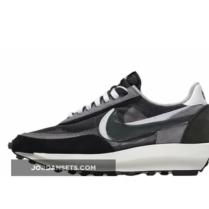 Sacai X Ldwaffle 'Black' Anthracite-White-Gunsmoke BV0073 001 For Sale