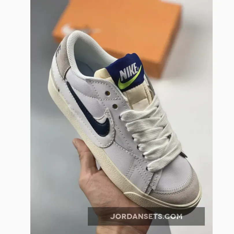 Where To Buy Nike Blazer Low Jumbo White Navy FD0378-121