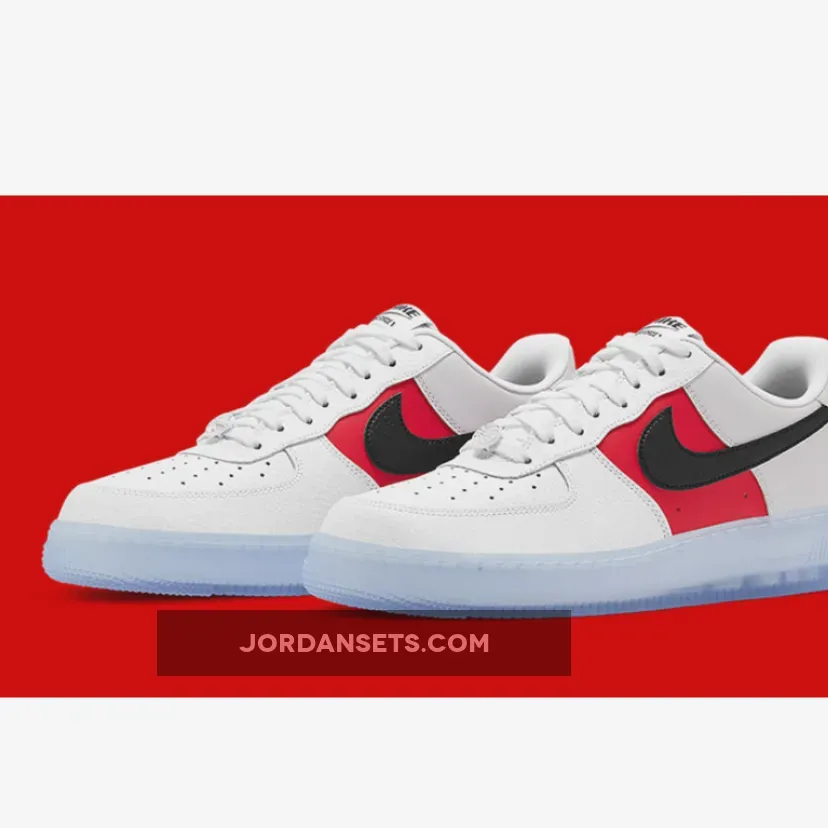 Nike Air Force 1 Low EMB White Red CT2295-110 #jordans with icy bottoms