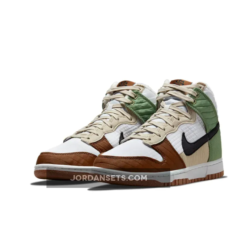 Nike Dunk High LX Toasty DN9909-100 - nike dunk high toasty white brown green