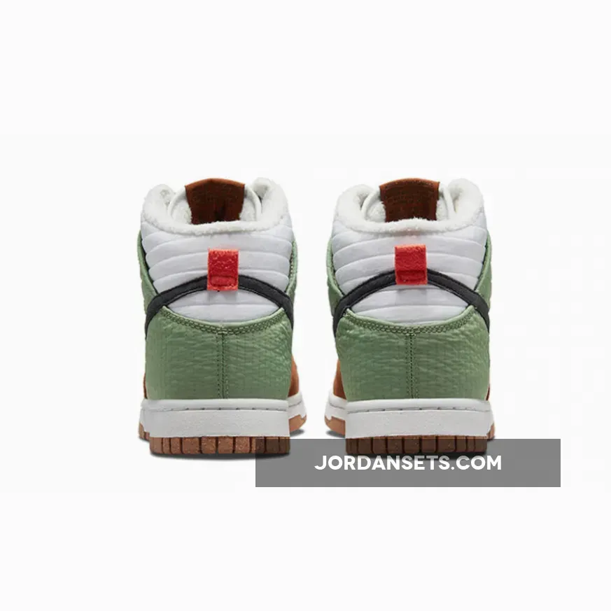 Nike Dunk High LX Toasty DN9909-100 - nike dunk high toasty white brown green