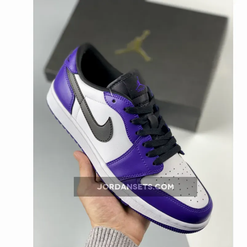 Air Jordan 1 Low Golf Court Purple DD9315-105 #university purple jordan 1
