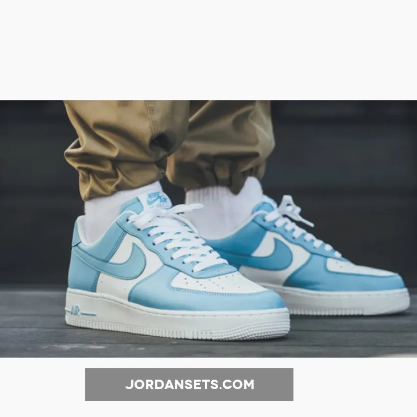 Nike Air Force 1 Low Blue Gale/White