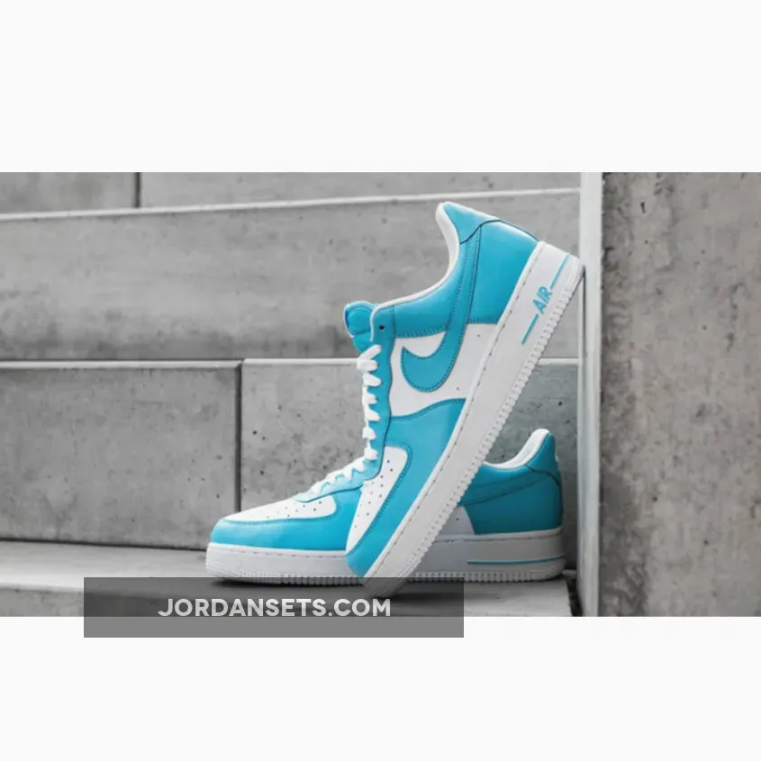 Nike Air Force 1 Low Blue Gale/White