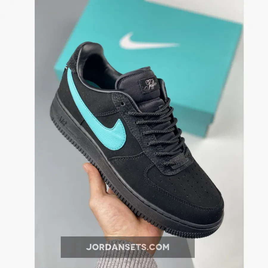 Tiff x Nike Air Force 1 Low '1837' Black/Multi-Color DZ1382-001 - tiffany and co nike release date