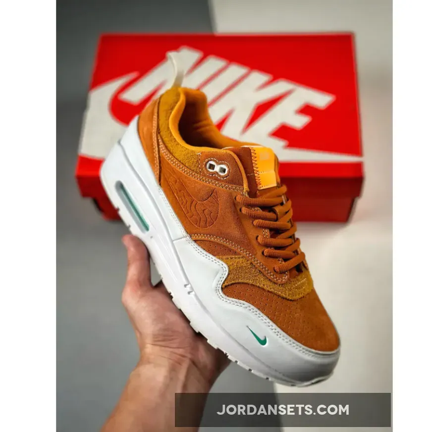 Serena Williams Design Crew x Nike Air Max 1 Monarch/White-Sundial / Air Max 1 G FQ4298-800