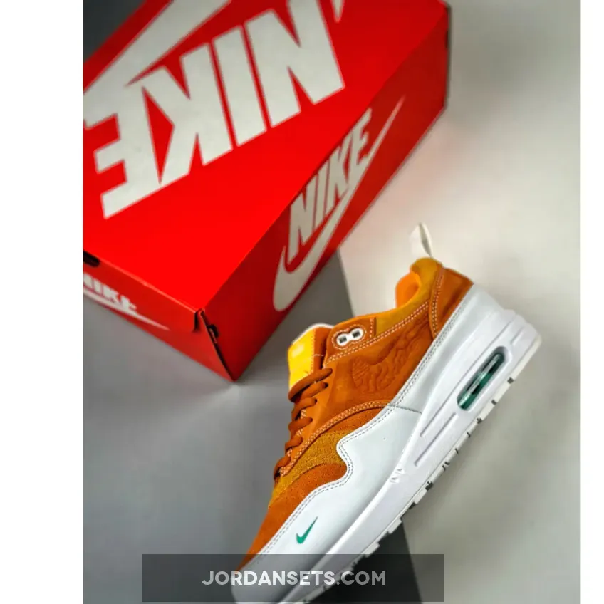 Serena Williams Design Crew x Nike Air Max 1 Monarch/White-Sundial / Air Max 1 G FQ4298-800