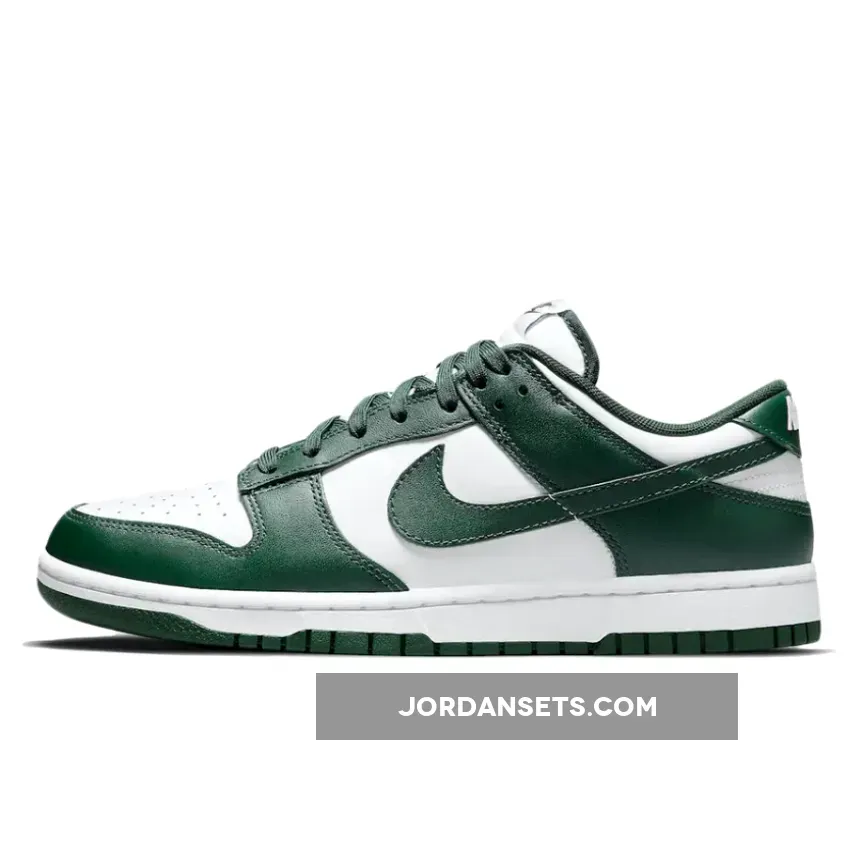 Sb Dunk Low 'Michigan State' White/Team Green/White/Total Orange #shirts to go with michigan dunks