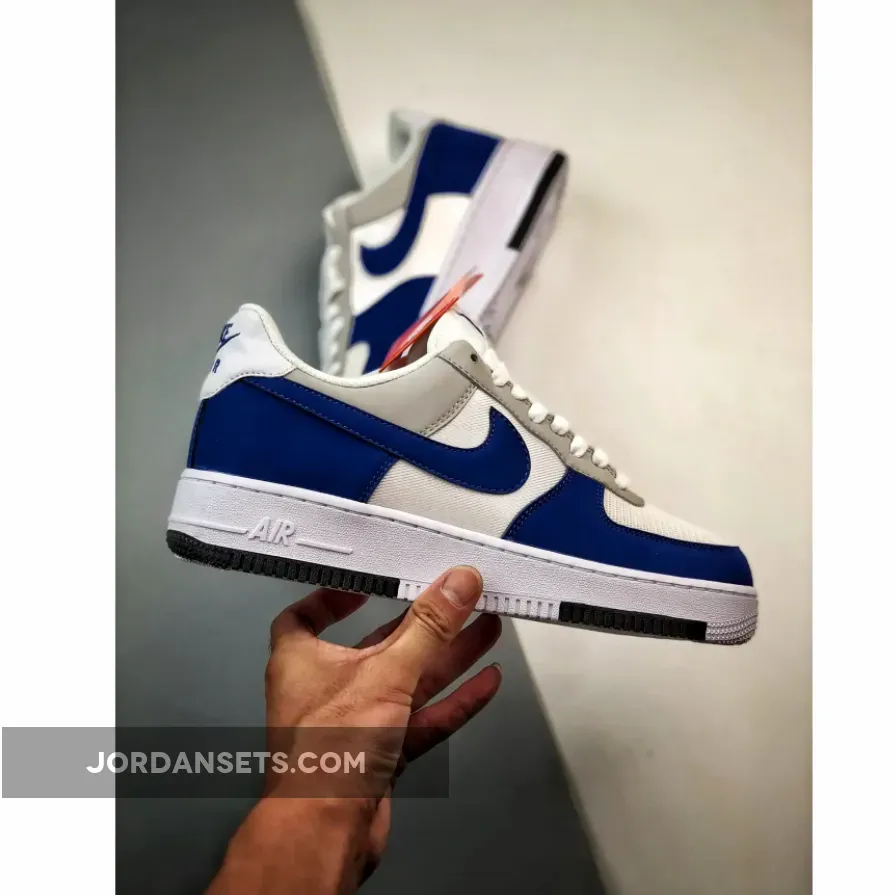 Nike Air Force 1 Low "Timeless" White/Game Royal-Neutral Grey Nike Air Force 1 Low "Timeless" White/Game Royal-Neutral Grey