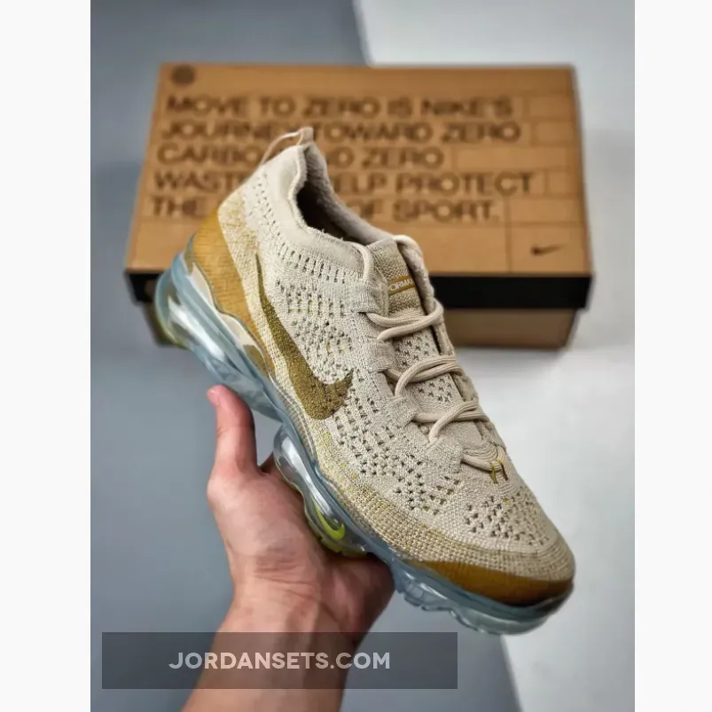Nike Air VaporMax 2023 Flyknit Tan and Olive DV1678-100