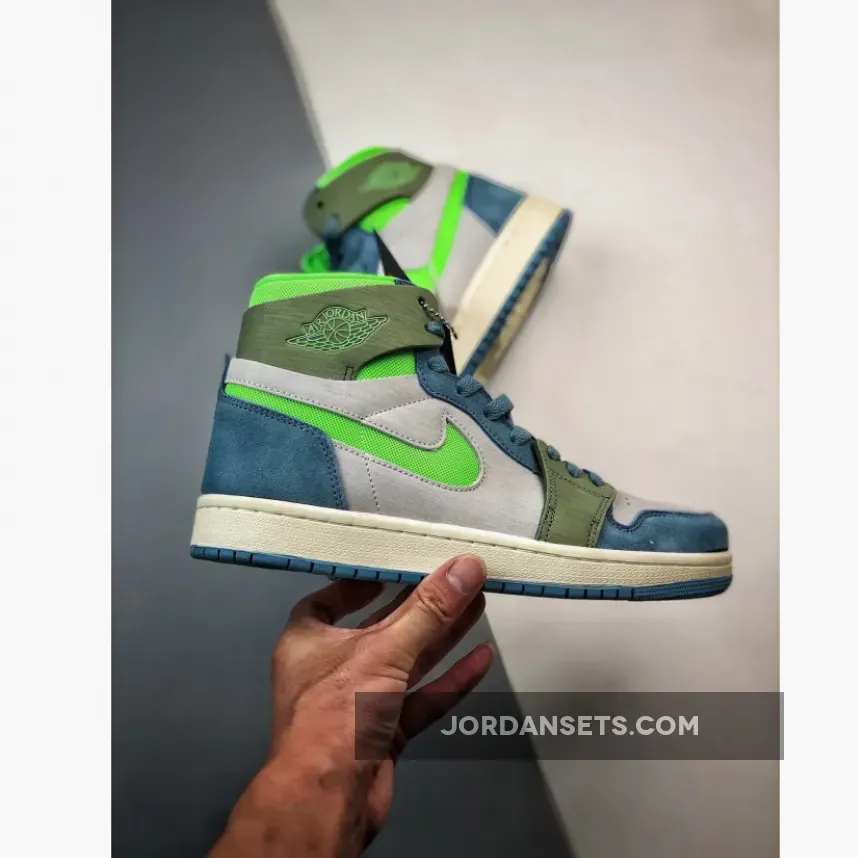Air Jordan 1 High Zoom CMFT 2 Blue Electric Green Discount Air Jordan 1 High Zoom CMFT 2 Blue Electric Green Discount