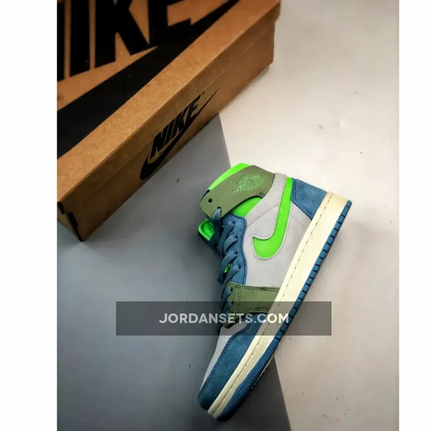 Air Jordan 1 High Zoom CMFT 2 Blue Electric Green Discount Air Jordan 1 High Zoom CMFT 2 Blue Electric Green Discount