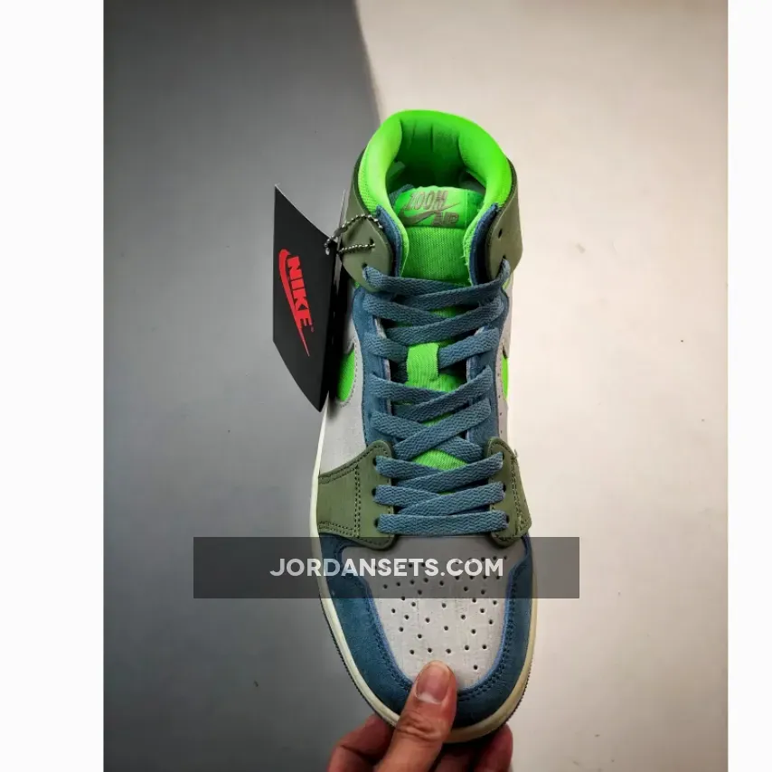 Air Jordan 1 High Zoom CMFT 2 Blue Electric Green Discount Air Jordan 1 High Zoom CMFT 2 Blue Electric Green Discount