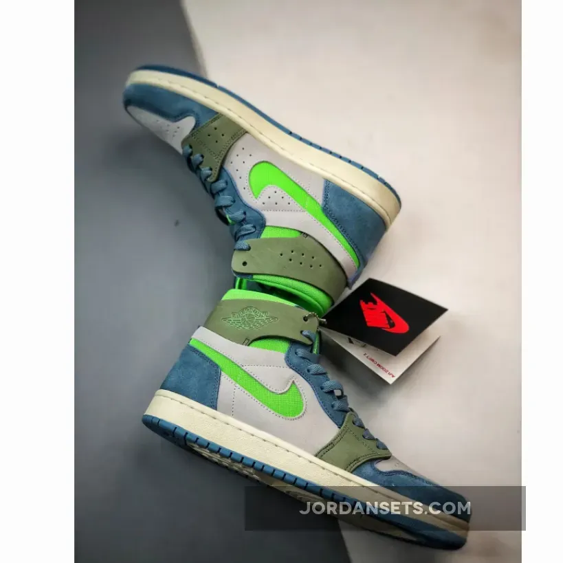 Air Jordan 1 High Zoom CMFT 2 Blue Electric Green Discount Air Jordan 1 High Zoom CMFT 2 Blue Electric Green Discount