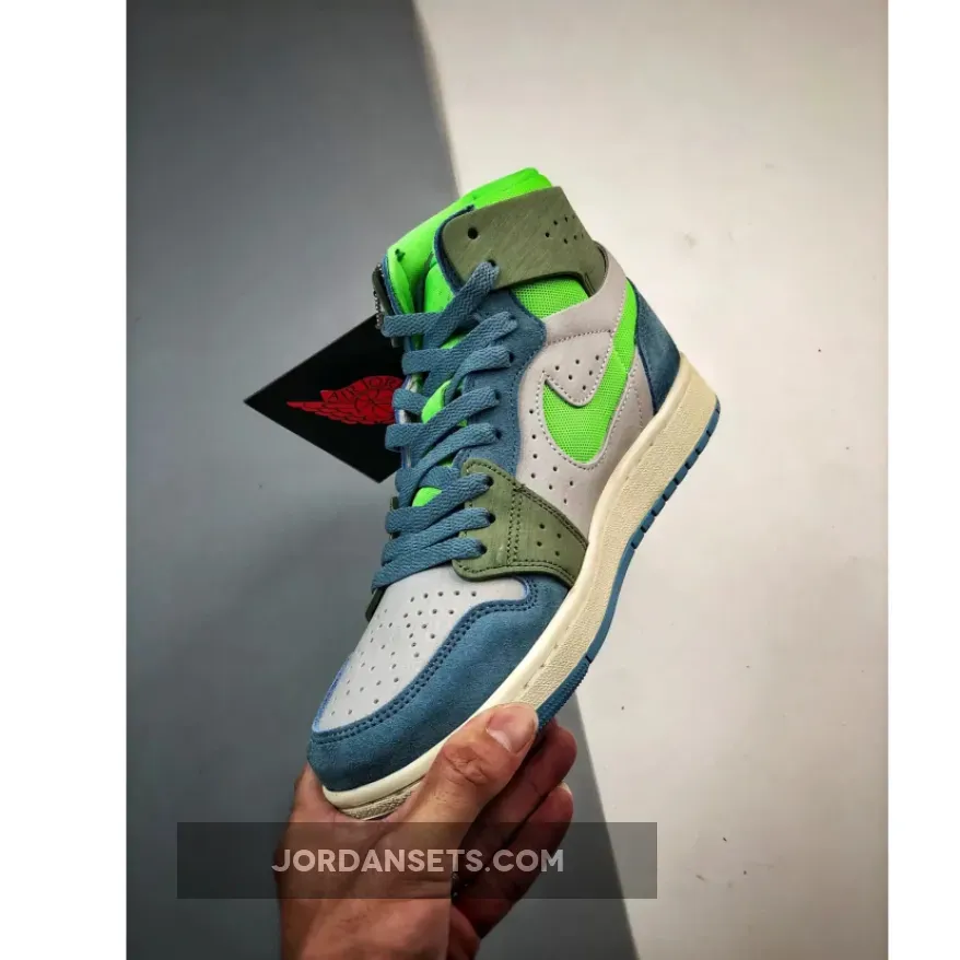 Air Jordan 1 High Zoom CMFT 2 Blue Electric Green Discount Air Jordan 1 High Zoom CMFT 2 Blue Electric Green Discount