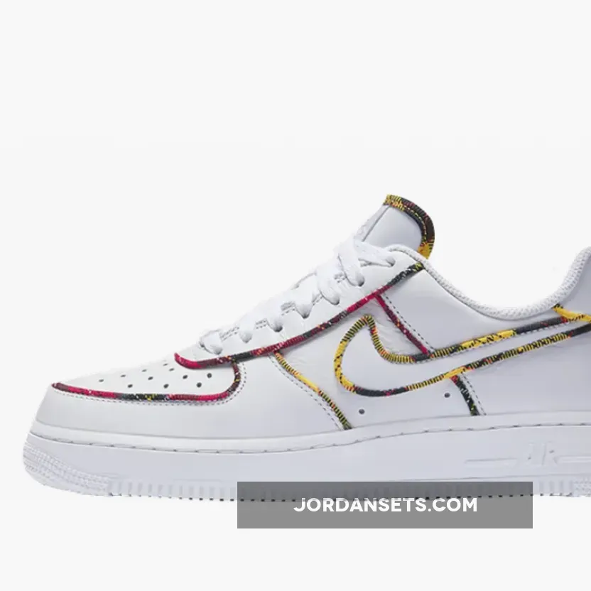 Nike Air Force 1 Low Tartan Pack White Womens AV8218-100 #air jordan 1 low amarillo