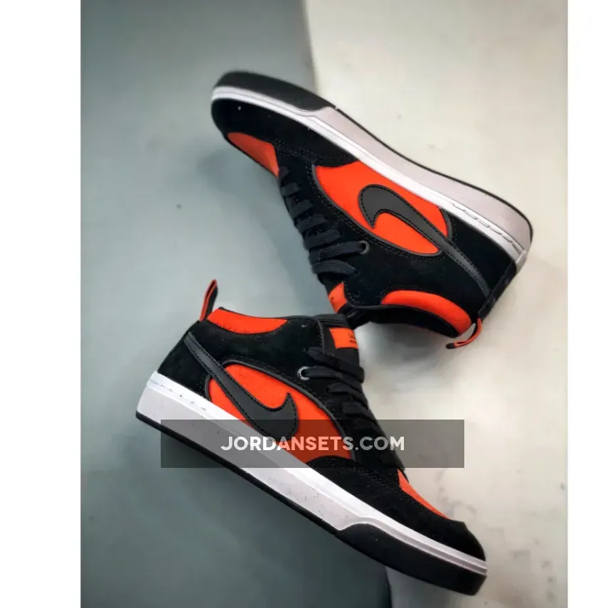 Nike SB React Leo Black Electro Orange DX4361-002 Restock Nike SB React Leo Black Electro Orange DX4361-002 Restock