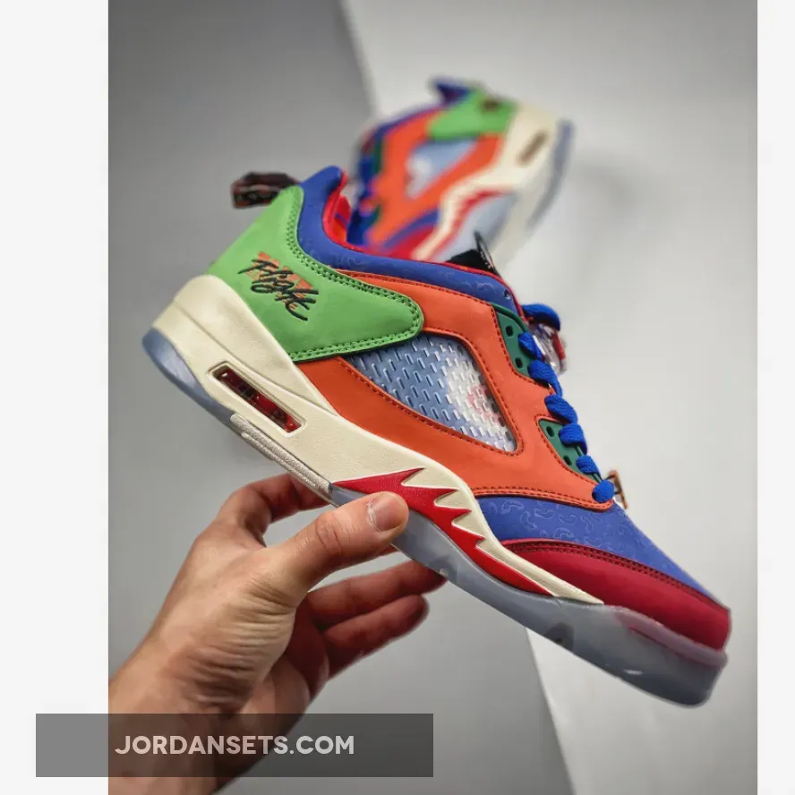 Air Jordan 5 Low "Doernbecher" Hyper Royal/Orange Air Jordan 5 Low "Doernbecher" Hyper Royal/Orange