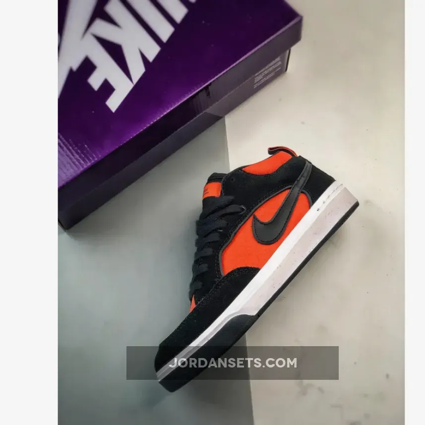 Nike SB React Leo Black Electro Orange DX4361-002 Restock Nike SB React Leo Black Electro Orange DX4361-002 Restock