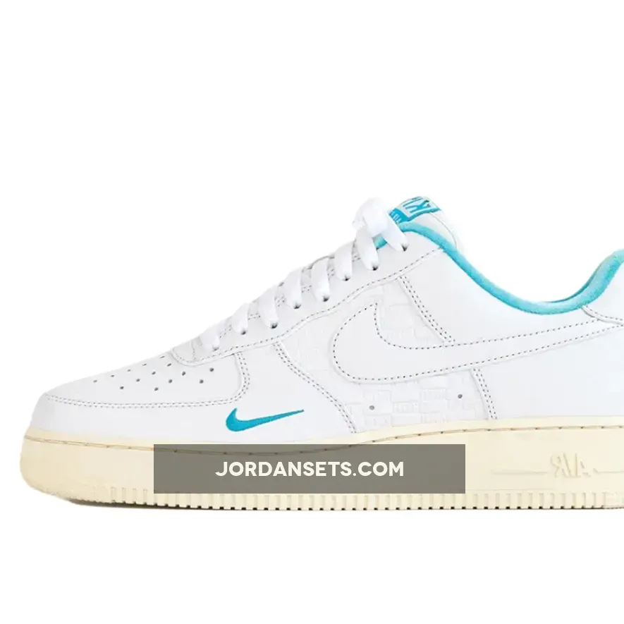 Kith x Nike Air Force 1 Low 'Hawaii' White/Blue Lagoon-Aloe Verde kith air force