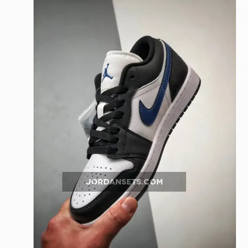 Air Jordan 1 Low Anthracite Industrial Blue-neutral Grey-white Restock Air Jordan 1 Low Anthracite Industrial Blue-neutral Grey-white Restock