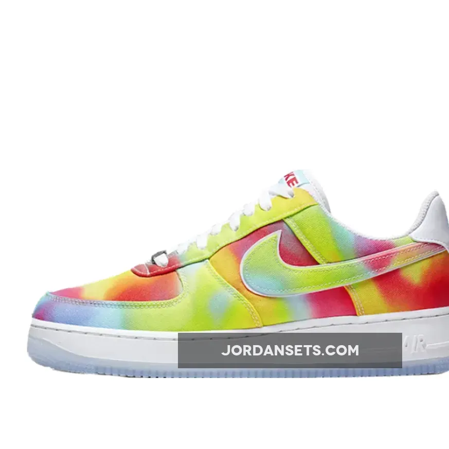 Nike Air Force 1 Low Tie Dye Chicago WMNS CK0838-100 - tie dye air force 1