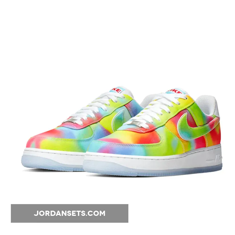 Nike Air Force 1 Low Tie Dye Chicago WMNS CK0838-100 - tie dye air force 1