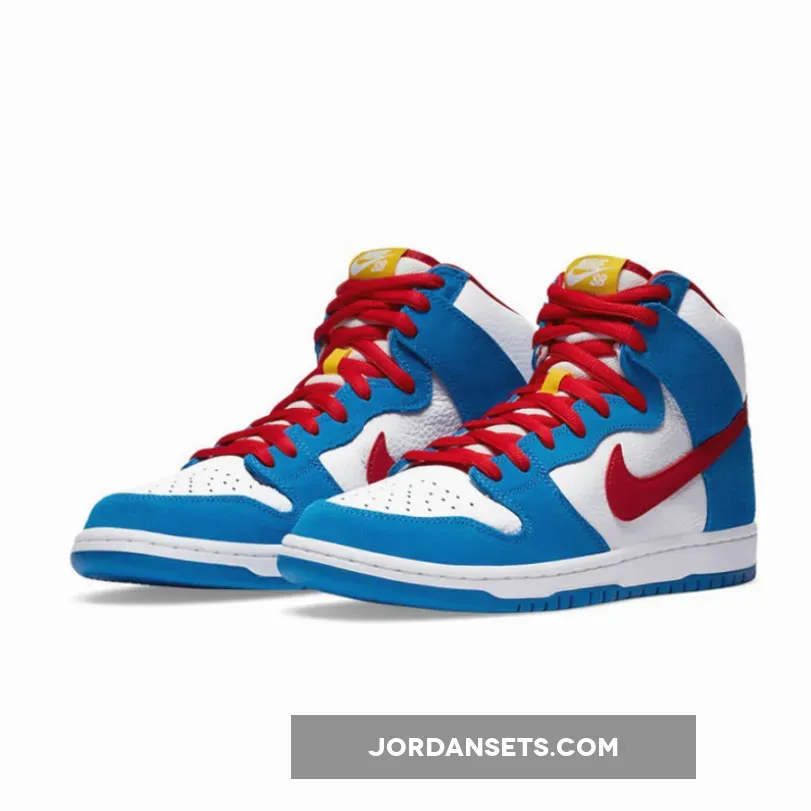 Nike Dunk High SB Doraemon - dunk low yellow red