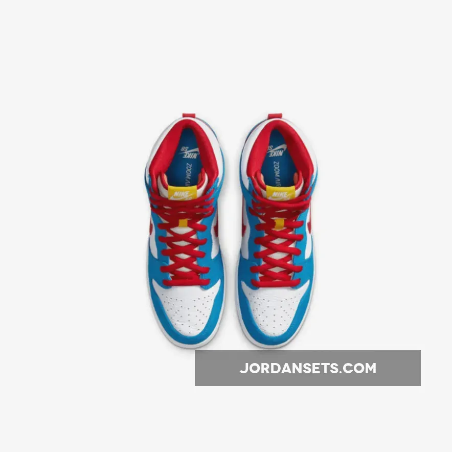 Nike Dunk High SB Doraemon - dunk low yellow red