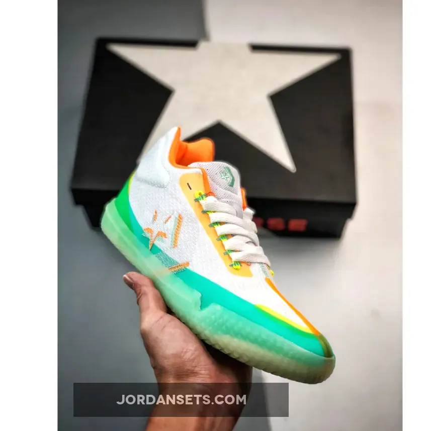 Converse All Star BB Evo Mid ‘Hi‑Vis’ White Green Glow