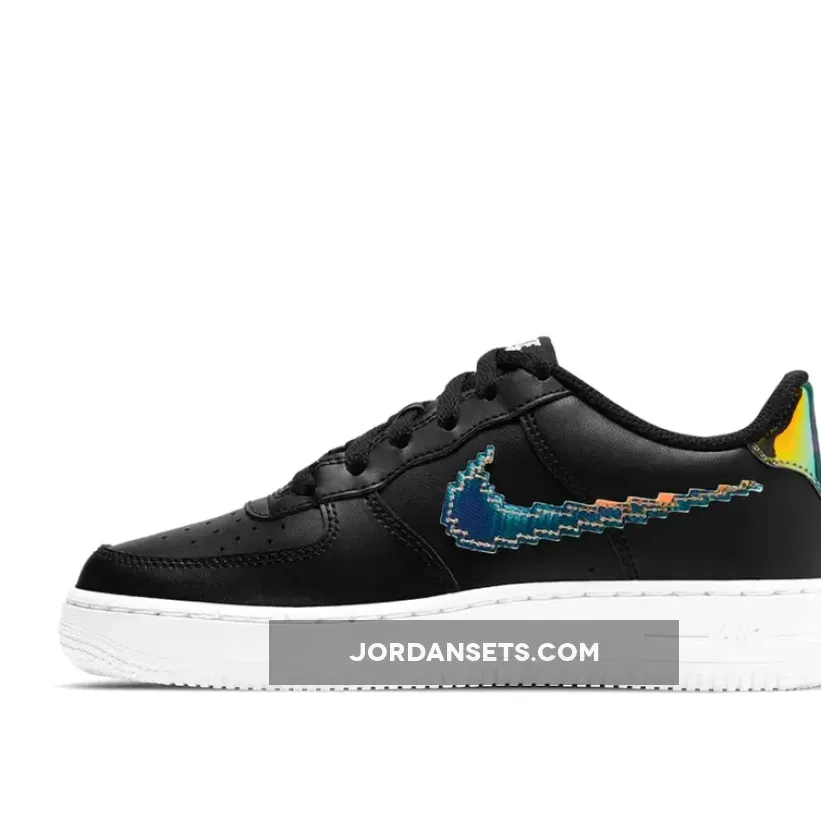 Nike Air Force 1 LV8 Pixelated Swoosh Black Multi WMNS CW1577-002 Online
