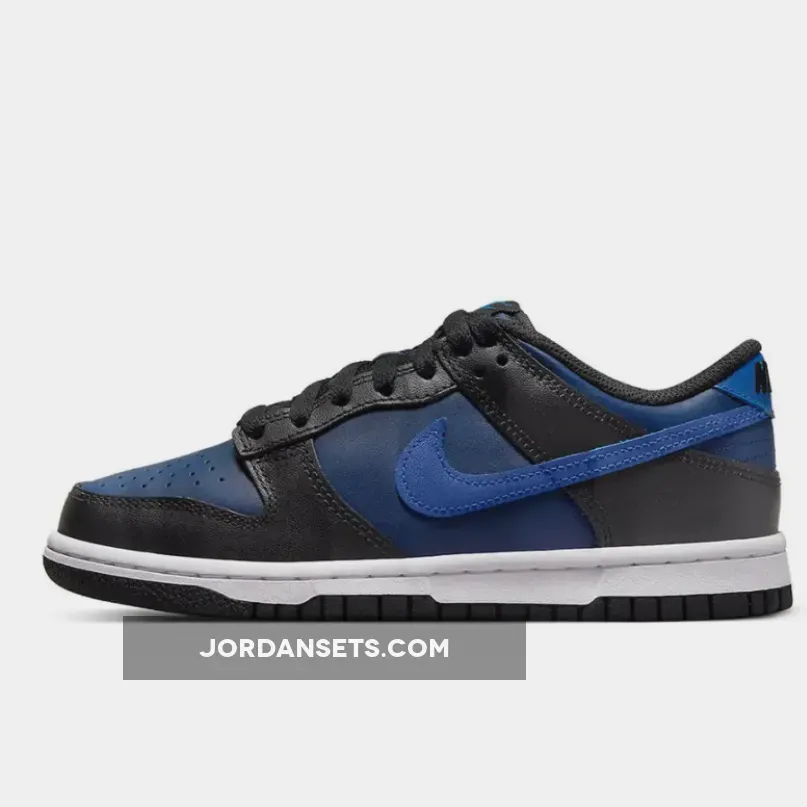 Nike Dunk Low GS Black Navy DH9765-402 - blue & black dunks
