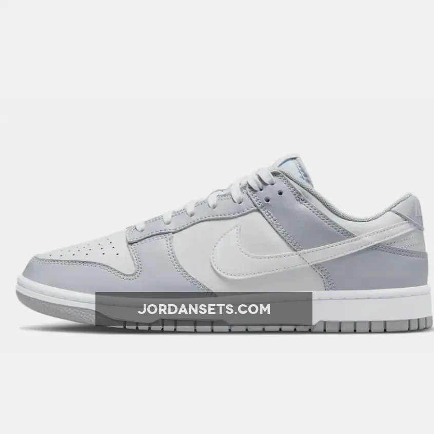 Nike Dunk Low Light Grey White DJ6188-001 - nike dunks platinum