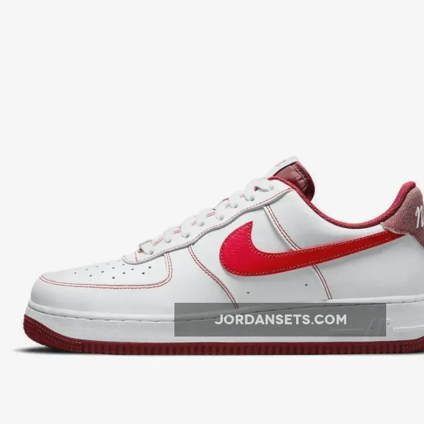 Nike Air Force 1 Low 'First Use' White Red DA8478-101 air force one burgundy