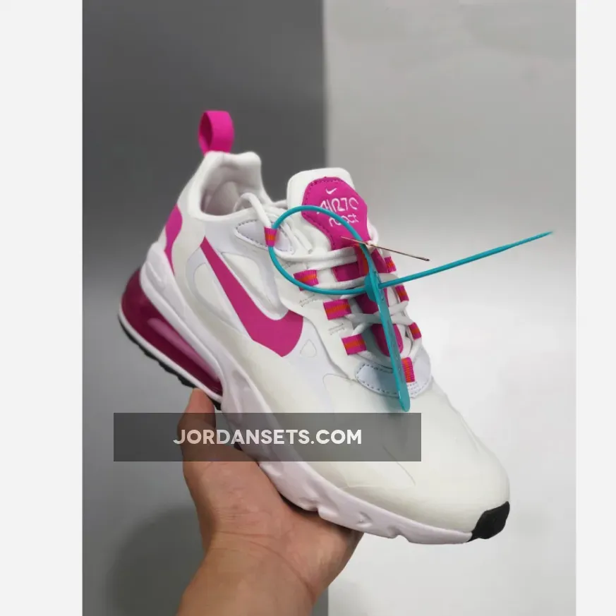 Nike Air Max 270 React White Pink Air Max 270 White Pink
