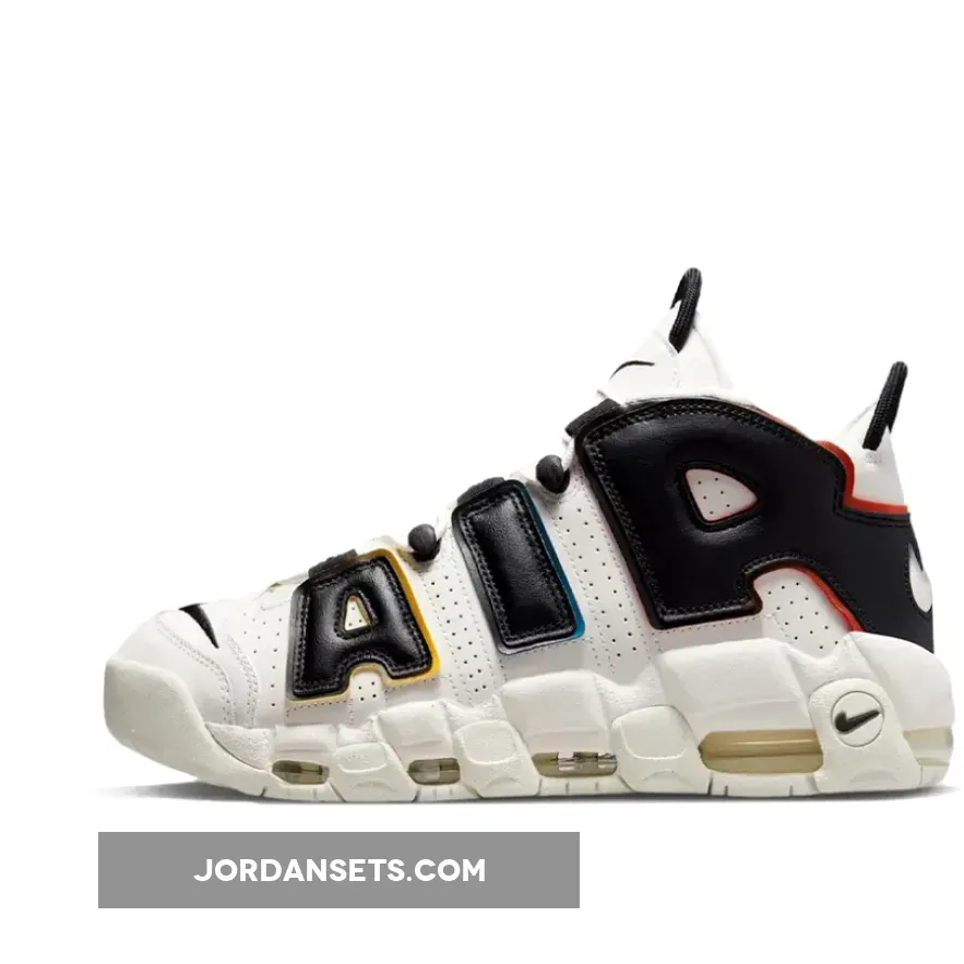 Nike Air More Uptempo 'Trading Cards' Sail/Black-Team Orange nike air more uptempo goat