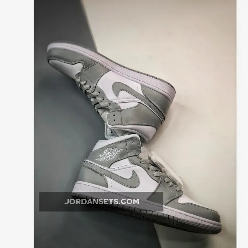 Air Jordan 1 Mid Grey Sail | Sail White BQ6472-115 For Sale Air Jordan 1 Mid Grey Sail | Sail White BQ6472-115 For Sale