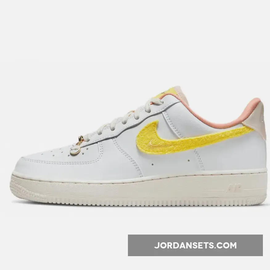 Nike Air Force 1 Low Mama White Yellow WMNS DV2183-100 / off white yellow af1