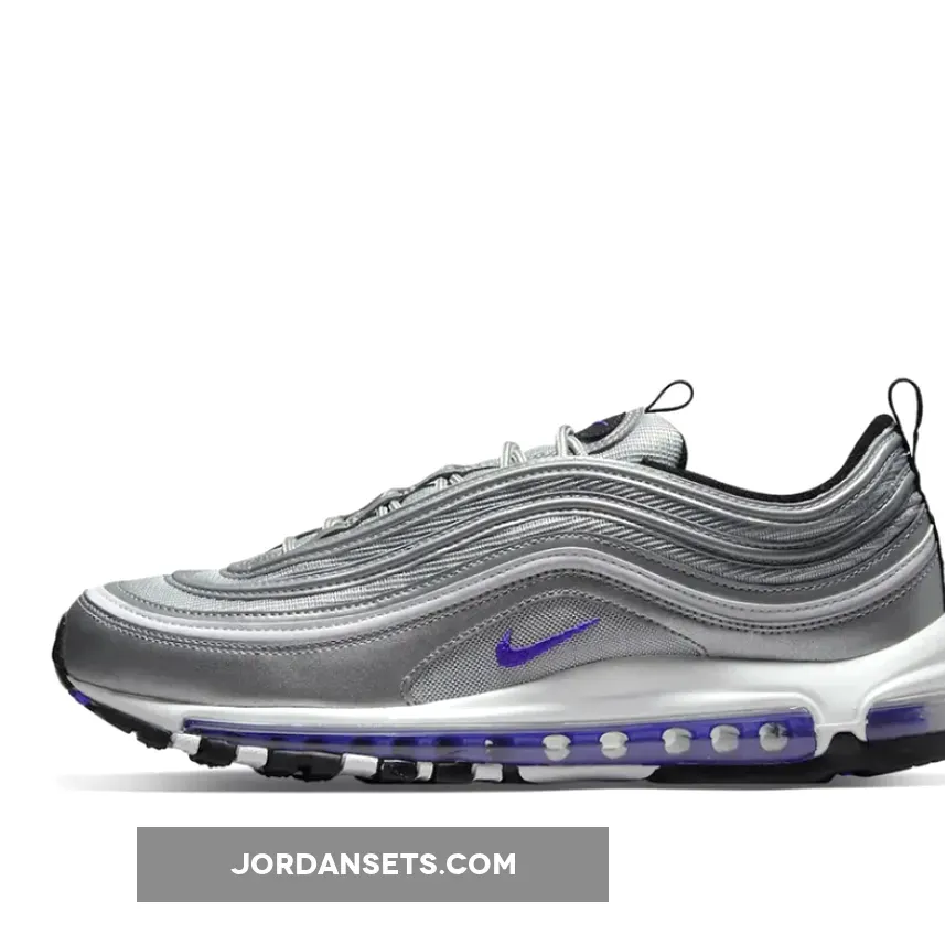 Nike Air Max 97 'Purple Bullet' Metallic Silver/Black/White/Persian Violet / air max 97 grey and purple